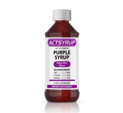 ACTSYRUP Purple Peach-Mint Flavor with codein (16oz)