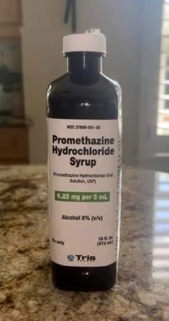 Yellow Tris Lean Syrup with codeine (16oz)